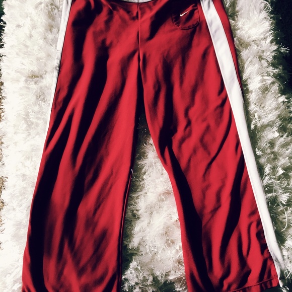 Nike Pants - Women's Nike Red Medium Workout Track Pants